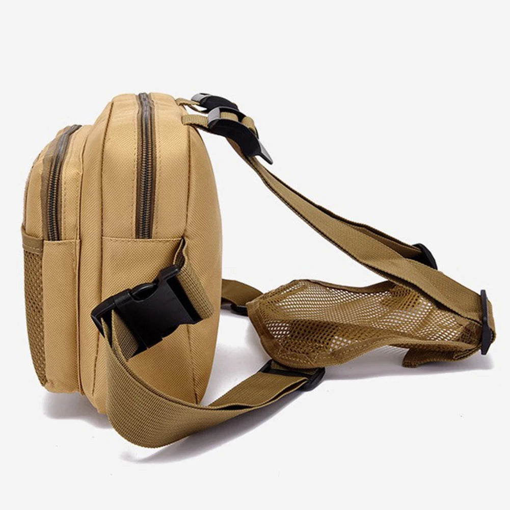 Unisex Outdoor Streetwear Vest Chest Bag – Multifunctional Waterproof Travel Harness with Multi-Pockets for Running & Daily Use