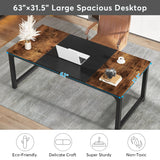 🖥️ Tribesigns Large Office Desk – Modern Computer Table & Writing Desk Workstation for Home Office & Study