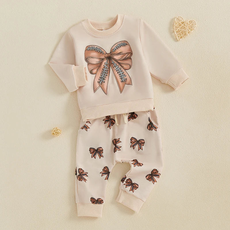 Adorable Toddler Girls Winter Outfit – Floral Print Hoodie & Warm Leggings 2-Piece Clothing Set for Baby Girls