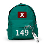 Korea Game Season 2 Cosplay Backpack Package – Unisex Large Capacity Student School Shoulder Bag