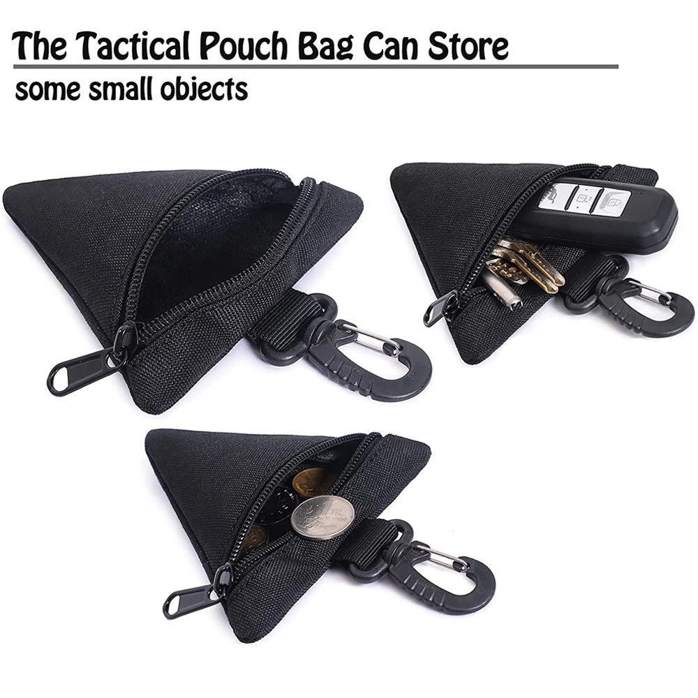 Tactical EDC Mini Pouch – Key, Coin & Tool Wallet with Zipper Case for Hunting, Hiking & Outdoor Use