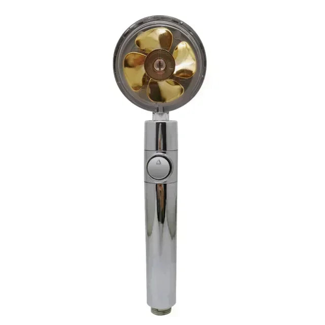 360° Rotation Water-Saving High-Pressure Shower Head – 2023 Turbo Fan Design