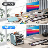 6-Tier Desk Organizer with File Holder – Document Storage Rack for Office & Home, Space-Saving Design 🗂️✨