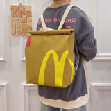 Novelty Roll-Top Backpack – Large Capacity Casual Daypack with Adjustable Straps for School, Commuting & Daily Use