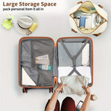 LOOP 20″ Carry On Luggage — Hard-Shell Suitcase Set (20″ Cabin + Toiletry Bag)