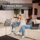 DOSS Home Wireless Bluetooth Speaker – 50W Stereo With Bass Subwoofer, Metal Body & Alloy Handle 🎵🔊