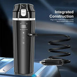 Portable 500 ml Car Heating Cup – LED Display Smart Mug for Coffee, Milk & Water