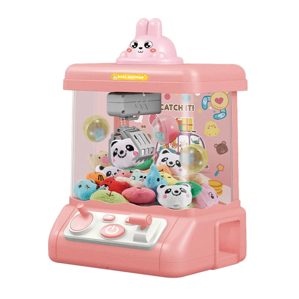 Automatic Arcade Claw Machine Toy – USB Charging Kids Catch Game with Music, Lights & Strong Grip, Birthday Gift for Boys & Girls