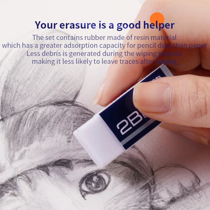 Deli 2B 0.5mm Mechanical Pencil Set – Precision Writing Tool with Refillable Leads