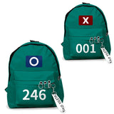 Korea Game Season 2 Cosplay Backpack – Unisex Large Capacity Student School Bag & Gift Item