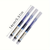 24 Pcs Straight Liquid Ball Pens ✍️ – 0.5mm Quick-Dry Gel Ink for Smooth Writing at School & Office