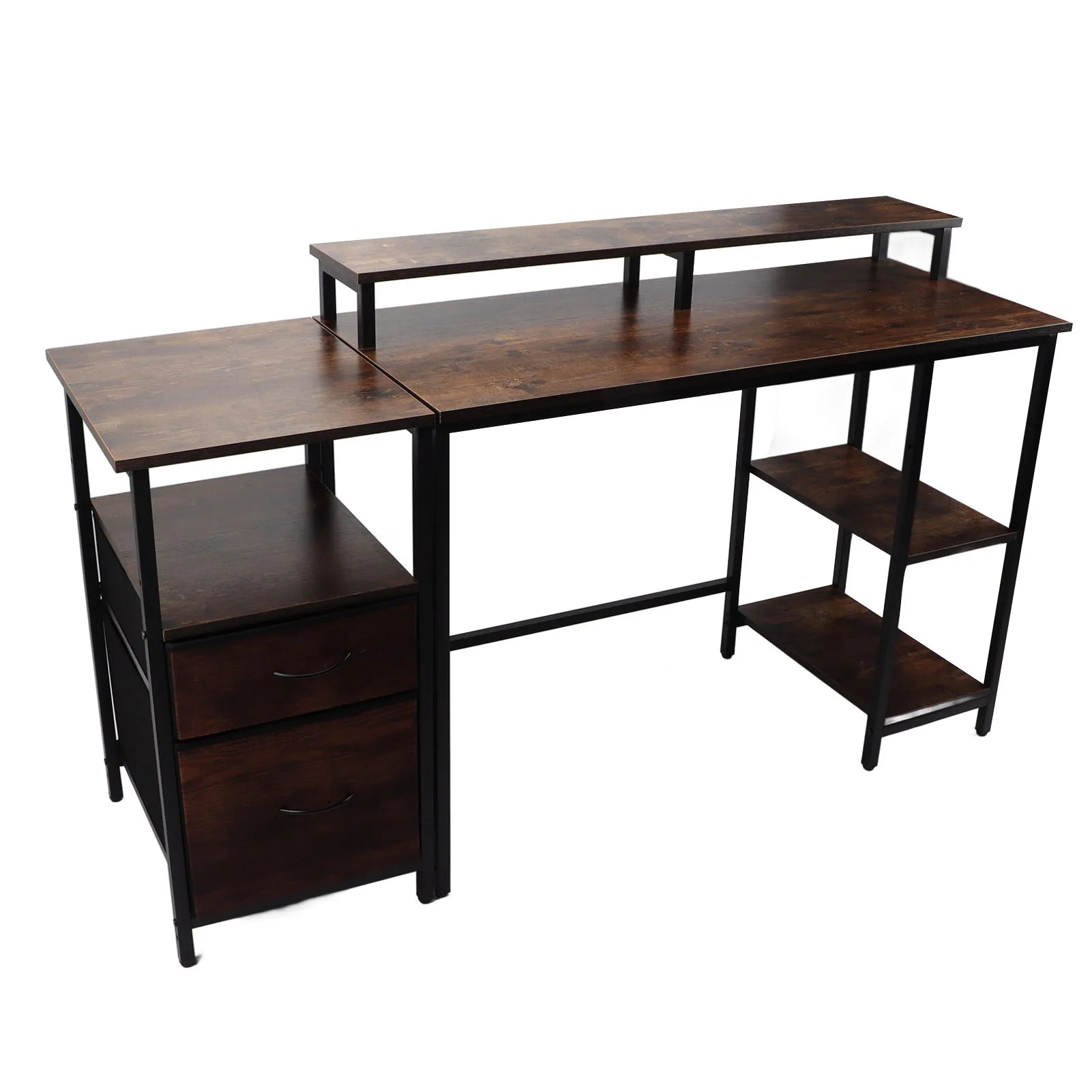 🖥️ Home Computer Desk – Industrial Style Large Desktop with Tear-Resistant Design for Office & Study