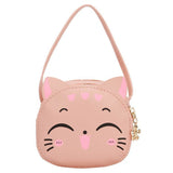 Kawaii Girls Cartoon Cat Satchel – Mini Shoulder Bag & Coin Purse for Kids | Cute Daily Fashion Bag
