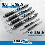 Pentel EnerGel RTX Gel Ink Pens – Medium Point 0.7mm, Passion Hue Assorted Ink, 5-Pack Smooth Writing Pens