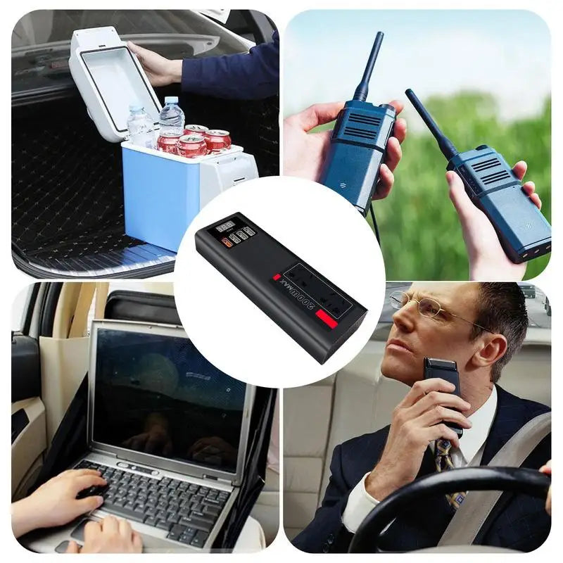 Car Power Inverter – Car Charger Adapter & Plug Converter with AC Outlet for Travel and Road Use