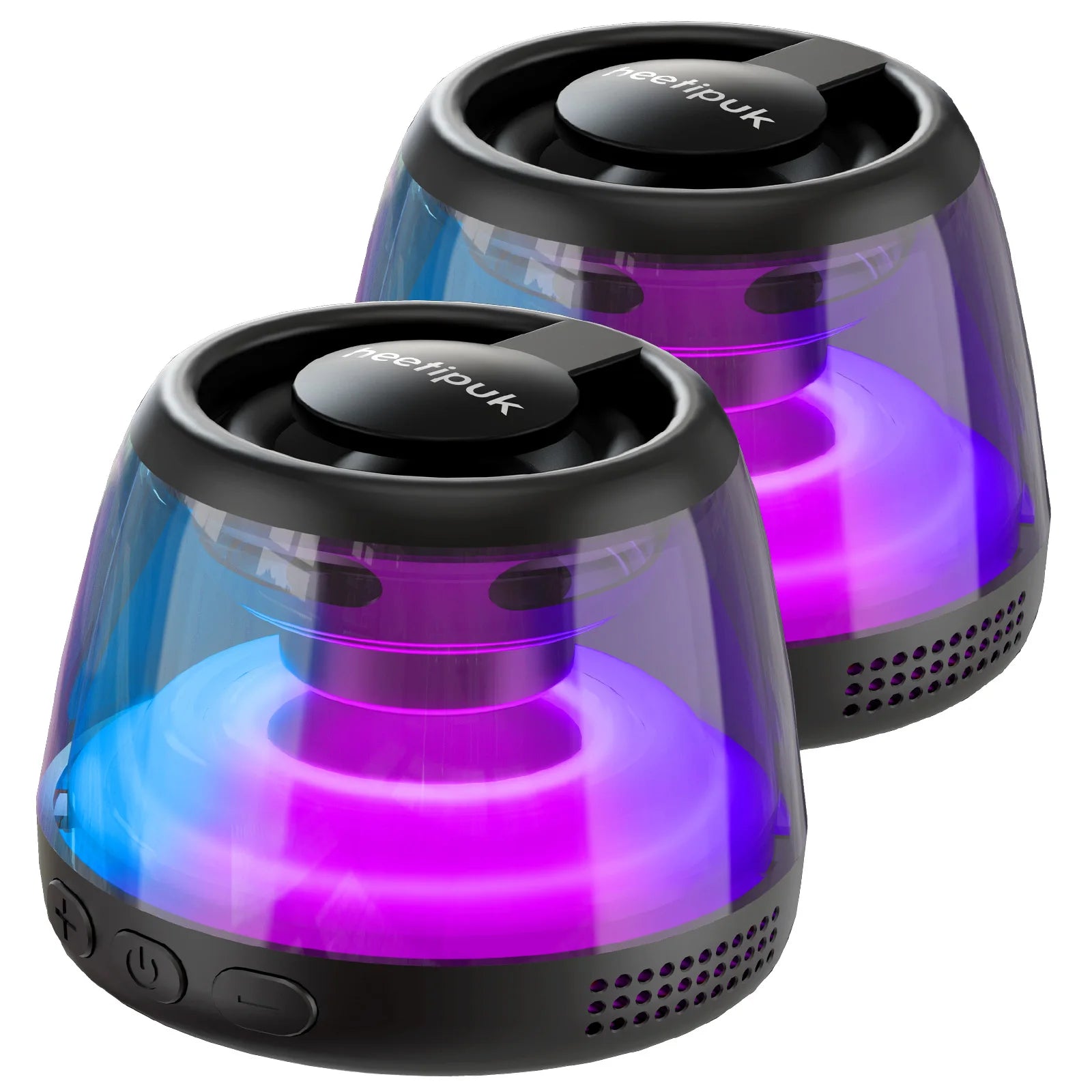 Cyber Style Magnetic Wireless Mini Speaker – 5.1 Surround Sound with Dual Stereo Bass & USB-C Charging
