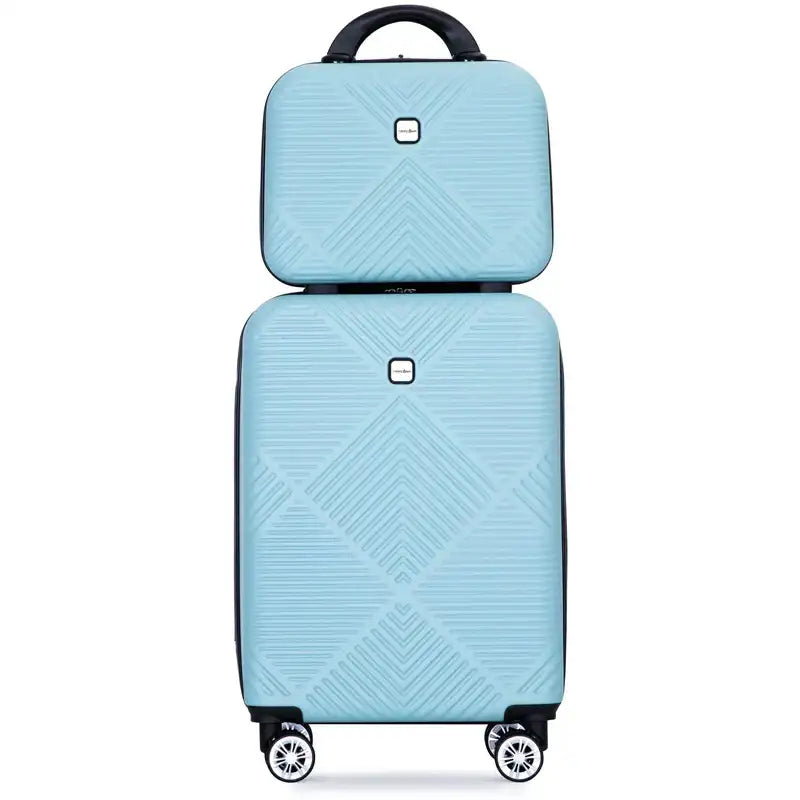 4-Piece Lightweight Travel Luggage Set – Large Capacity Spinner Suitcases with Double Wheels