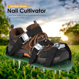 Lawn Aerator Nail Sandals – Scarification Cultivator Spike Shoes for Yard & Grass
