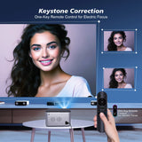 MAGCUBIC HY350 Pro Projector – Android 11, 4K/1080p, 580 ANSI Lumens, Wi-Fi 6, Voice Control & BT 5.0