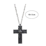 Cross Necklace with Secret Compartment – Gothic Punk Hip-Hop Pendant with Hidden Chamber, Old Cross Design Jewelry for Men & Women