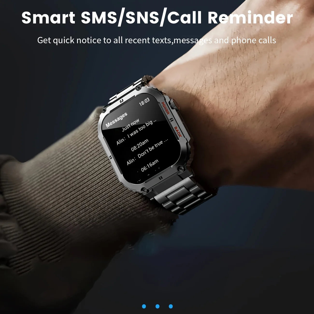 LIGE Outdoor Sports Fitness Smartwatch – 1.96" Screen, Bluetooth Calling, Waterproof, Blood Oxygen Tracking ⌚✨