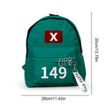 Korea Game Season 2 Cosplay Backpack – Unisex Large Capacity Student School Bag & Gift Item