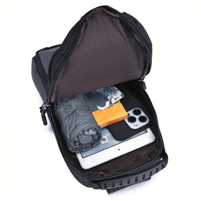 Men’s Casual Oxford Crossbody Sling Bag – Fashion Sports Travel Shoulder Bag with Lightweight Design for Daily Use