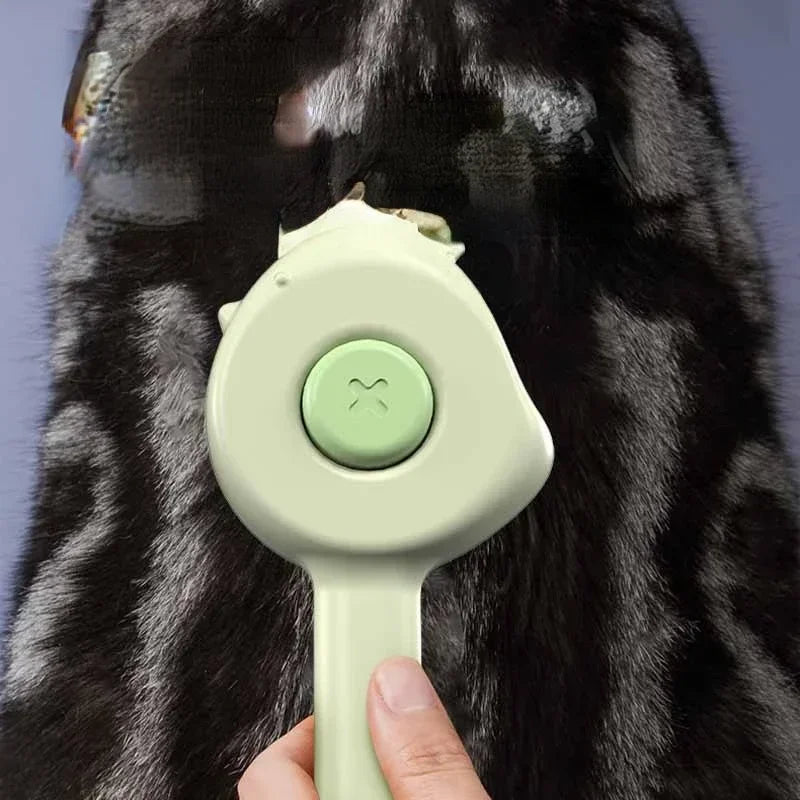 Pet Massage & Grooming Brush – Cat Comb for Hair Removal, Self-Grooming Tool for Kittens, Removes Tangles & Loose Fur