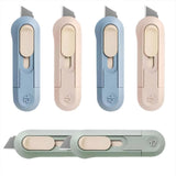 Portable Box Cutter Set (6 Boxes) – Retractable Mini Utility Knife for Office, Home & Crafts