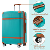 3-Piece Expandable Luggage Set (20”-24”-28”) – Lightweight Rolling Suitcases with 8 Spinner Wheels & TSA Lock