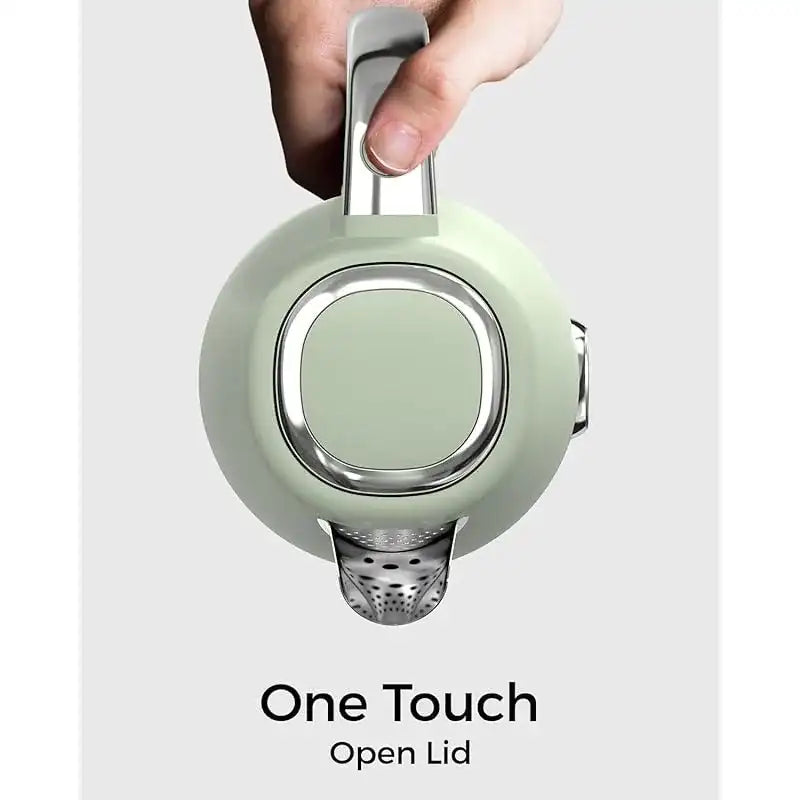 Vintage-Style Electric Tea Kettle 1.7 L – Retro Green Stainless Steel with Built-in Thermometer & 1500W Rapid Boil 🔥 Ariete Classica Kettle (örnek benzer ürün)
