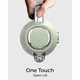 Vintage-Style Electric Tea Kettle 1.7 L – Retro Green Stainless Steel with Built-in Thermometer & 1500W Rapid Boil 🔥 Ariete Classica Kettle (örnek benzer ürün)
