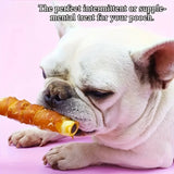 Chicken Wrapped Cowhide Sticks – Natural Dog Snacks Made with Real Chicken & Beef Skin (150g / 5.29oz)
