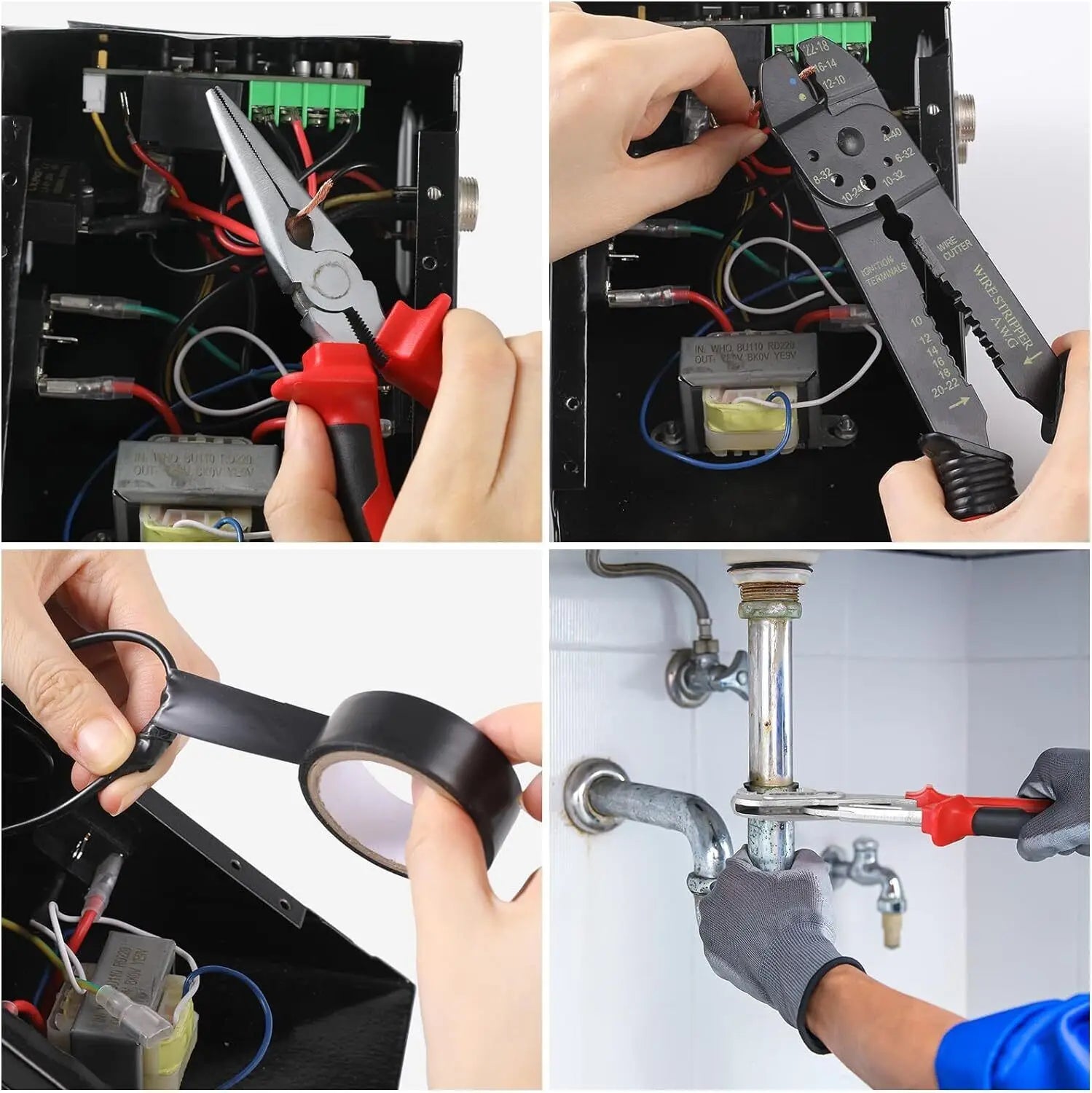 218-Piece Household Tool Kit – Auto & Home Repair Set with Toolbox Storage Case 🔧