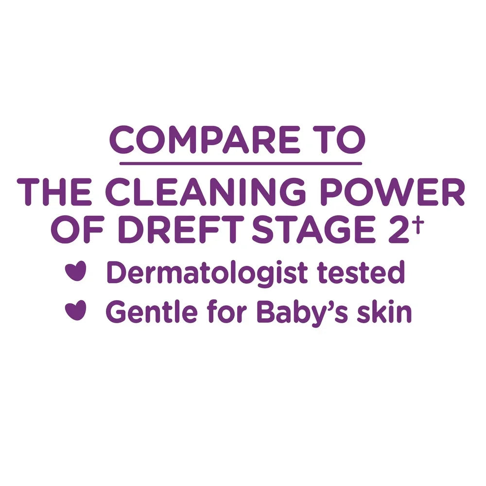 Baby Laundry Detergent – Hypoallergenic Gentle Formula for Sensitive Skin, 64 Loads (92 fl oz), Dermatologist Tested