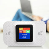 4G LTE Portable WiFi Router – Wireless Mobile Hotspot with SIM Card Slot & 3650mAh Battery for Car, Travel & Home Use