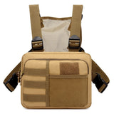 Unisex Outdoor Streetwear Vest Chest Bag – Multifunctional Waterproof Travel Harness with Multi-Pockets for Running & Daily Use