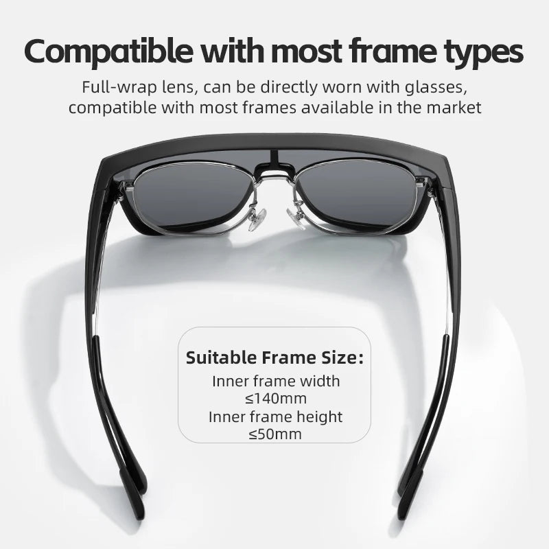 ROCKBROS Polarized Cycling Glasses – Lightweight UV400 Dual-Wear Sunglasses for Men & Women MTB & Road Biking
