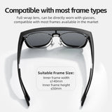 ROCKBROS Polarized Cycling Glasses – Lightweight UV400 Dual-Wear Sunglasses for Men & Women MTB & Road Biking