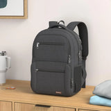 BIKROD 15.6" School & TSA Travel Laptop Backpack – USB Charging Water-Resistant Bookbag for Teen Boys, Men & Women