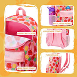 Stitch Backpack for Girls & Teens – Pink-Red School Book Bag with Cute Design