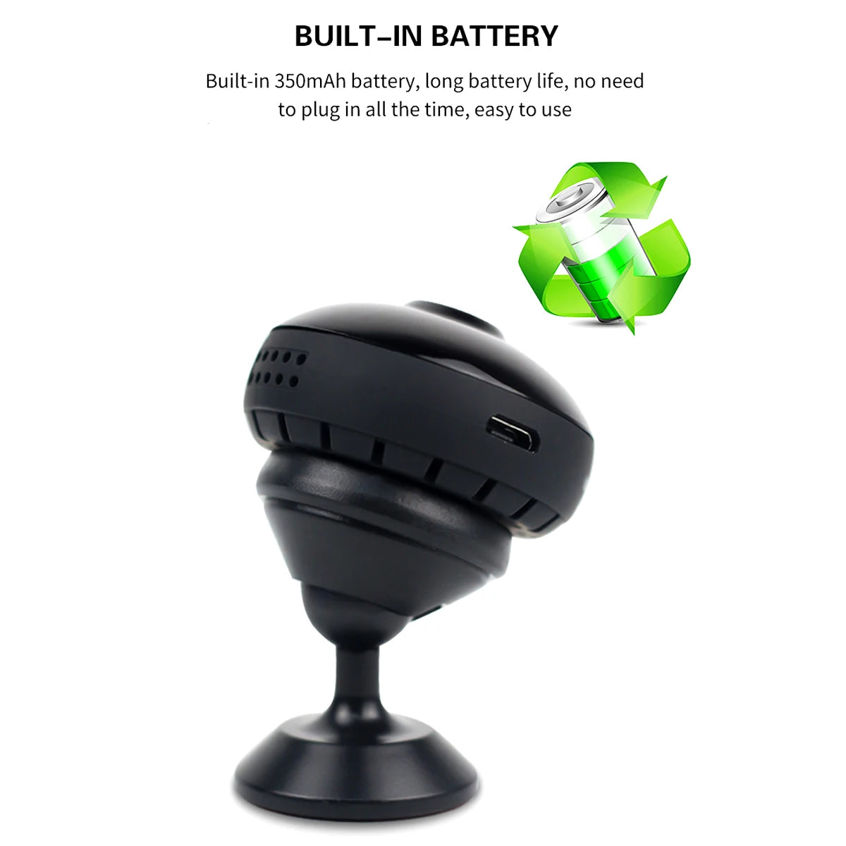 Spy Hidden Wireless WiFi Camera – 1080P HD, Night Vision, DVR, Home Security & Remote Monitoring
