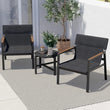 “3-Piece Outdoor Bistro Set with Mesh Sling Armchairs & Weather-Resistant Aluminum Side Table – Patio Conversation Furniture”