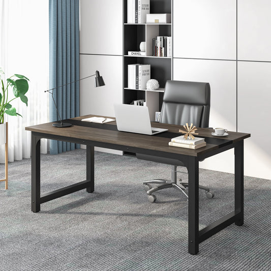 🖥️ Tribesigns Large Office Desk – Modern Computer Table & Writing Desk Workstation for Home Office & Study
