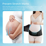 Women’s Maternity Belly Support Belt – Solid Adjustable Band for Pregnancy Relief & Postpartum Waist Control Recovery