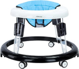Ubravoo Round Baby Walker – Adjustable Folding Toddler Walker with 9 Height Levels, Universal Wheels & Compact Design (6–18 Months)