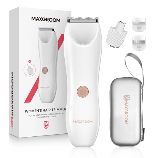 MaxGroom Women’s Electric Body Hair Trimmer – Portable Painless Shaver for Face, Armpit, Leg & Bikini Grooming 💖✂️