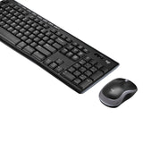 Logitech Wireless Keyboard and Mouse Combo – 2.4GHz Connection with Compact Mouse, Plug-and-Play for Windows PCs & Laptops