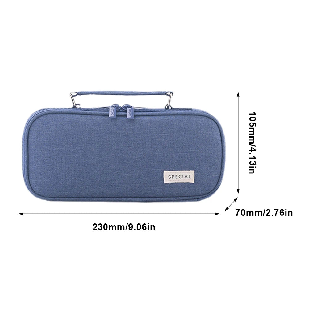 Multifunctional Pencil Bag with Handle – Travel & Sketch Storage Pouch