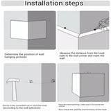 Luxury LED Corner Wall Clock with Light – Double-Sided Luminous Sensor Clock with Numeral Scale & Gold Modern Design